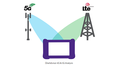 VIAVI OneAdvisor-800 4G-LTE and 5G-NR  Signal Analysis