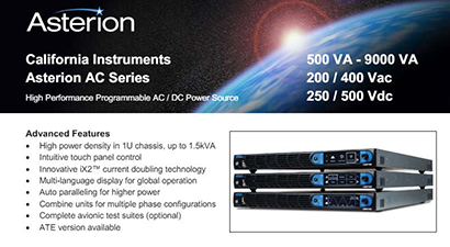 California Instruments AST1501A Specs