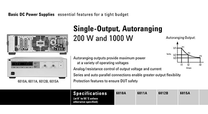 Keysight Technologies 6035A Specs and Manuals