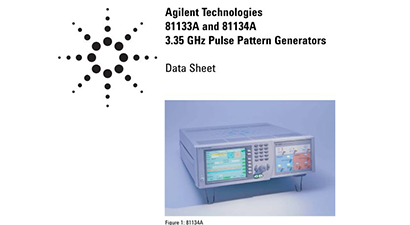 Keysight Technologies 81133A Specs and Manuals