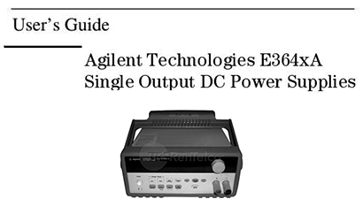 Keysight Technologies E3642A Specs and Manuals
