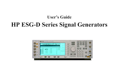 Keysight Technologies E4433B Specs and Manuals