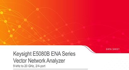 Keysight Technologies E5080B-4K2 Data Sheet