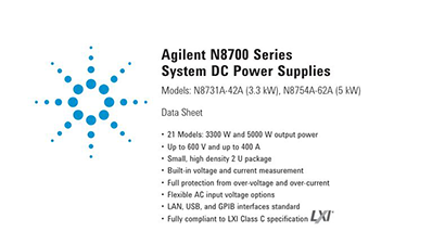 Keysight Technologies N8761A Specs and Manuals