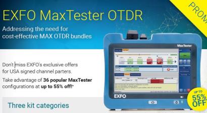 EXFO Max Tester OTDR Promo