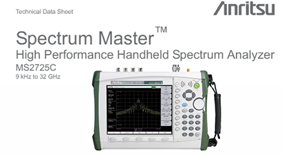 Anritsu MS2725C Specs and Manuals