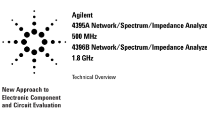 Keysight Technologies 4396B Specs and Manuals