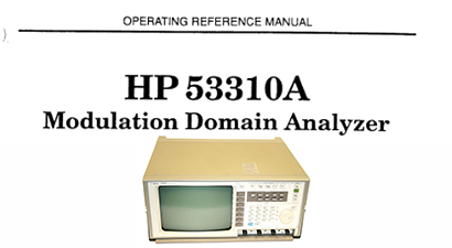 Keysight Technologies 53310A Specs and Manuals