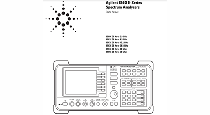 Keysight Technologies 8560E Specs and Manuals