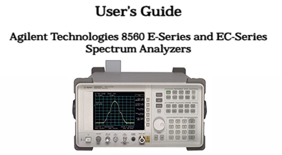 Keysight Technologies 8563E Specs and Manuals