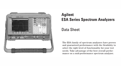 Keysight Technologies E4411B Specs and Manuals