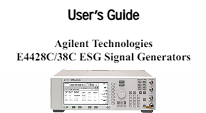 Keysight Technologies E4428C Specs and Manuals