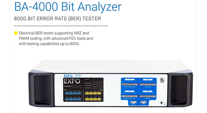 BA-4000 Bit Analyzer Spec Sheet