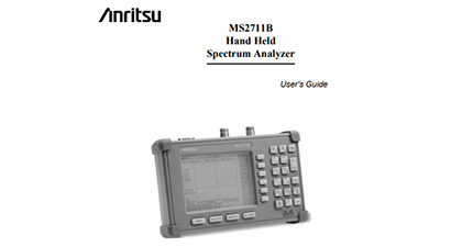 Anritsu MS2711B Specs and Manuals