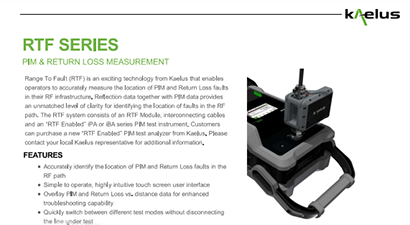 Kaelus RTF-1000B Spec Sheet