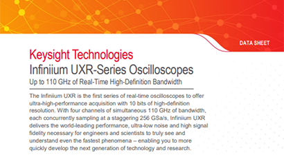Keysight Technologies UXR0164A Spec Sheet