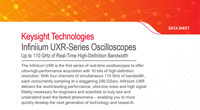 Keysight Technologies UXR0204A Spec Sheet