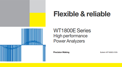 Yokogawa WT1803E Specs and Manuals