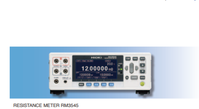 Hioki RM3545 Spec Sheet