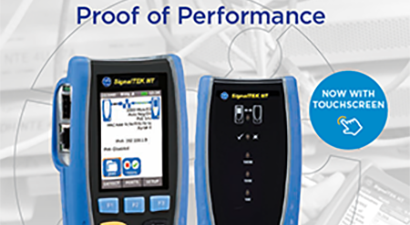 SignalTEK NT - Copper and Fiber Network Transmission Tester