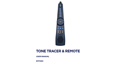 Tone Tracer & Remote USER MANUAL R171053