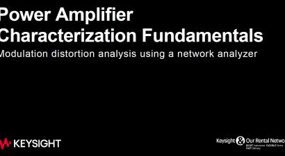 Power Amplifier Characterization Fundamentals